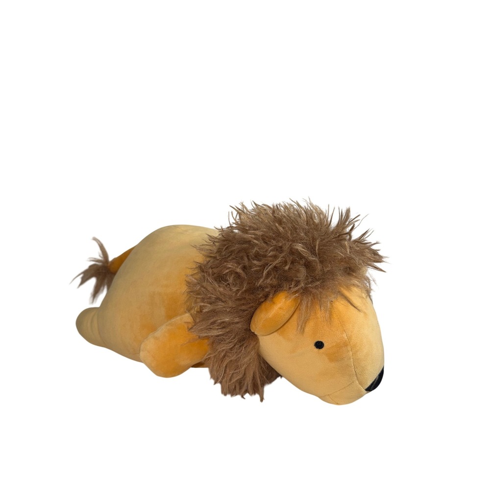 Target Pillowfort Lion Plush Large Stuffed Animal Yellow Brown Mane 22 Inch